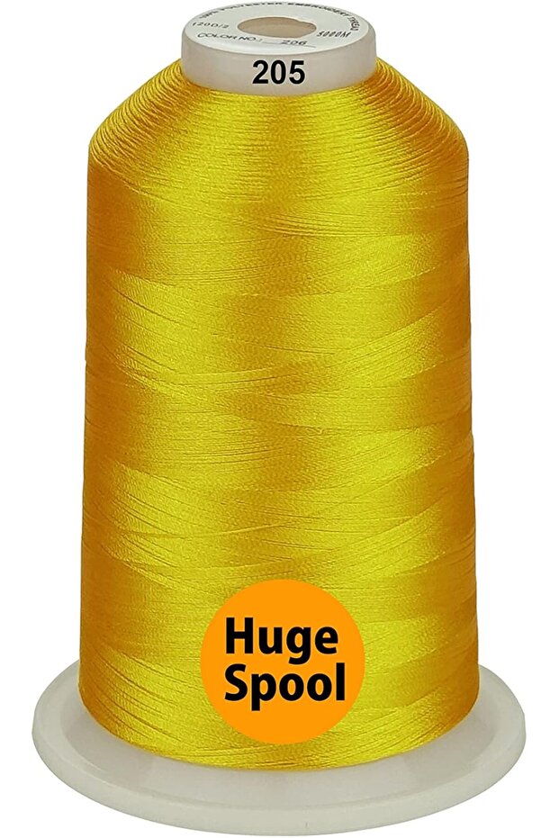 Embroidery Thread Set 4 Spools, 5000 m, Assorted Colors - 2