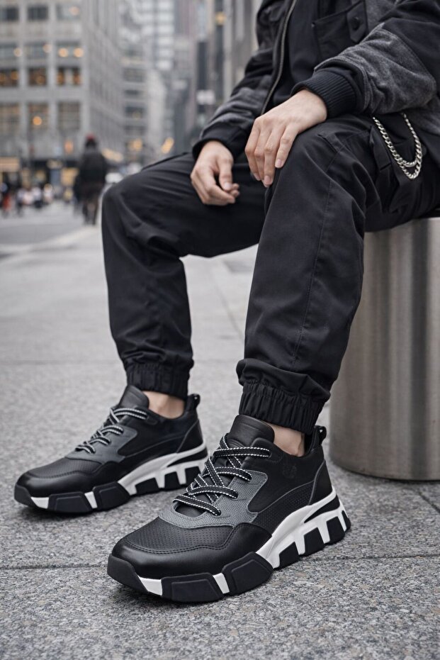 DERİ GÜNLÜK SNEAKER - 1