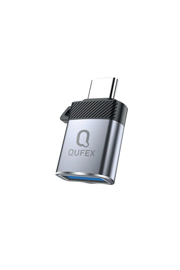 محول USB-C من النوع C OTG عالي السرعة لنقل البيانات باللون الأسود