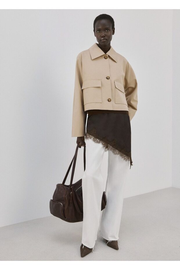 Cepli pamuklu ceket - 2