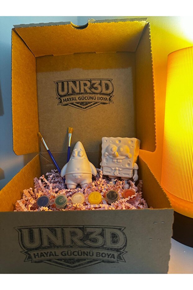 SÜNGER BOB & PATRİCK BOYAMA SETİ - 2