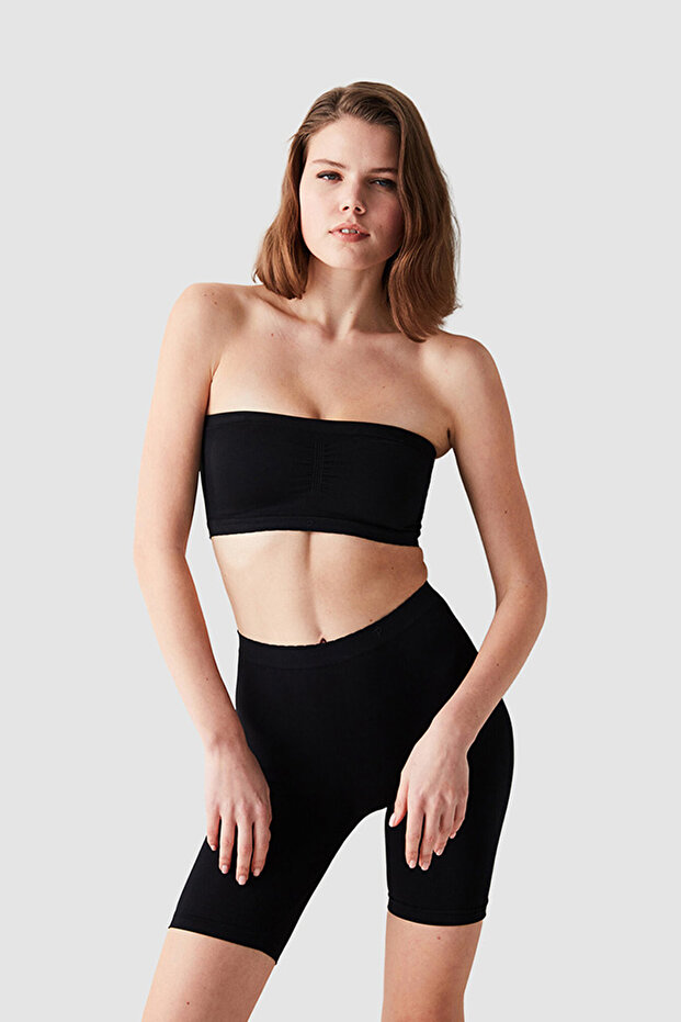 بنطلون ضيق قصير من Nu Basic - 2