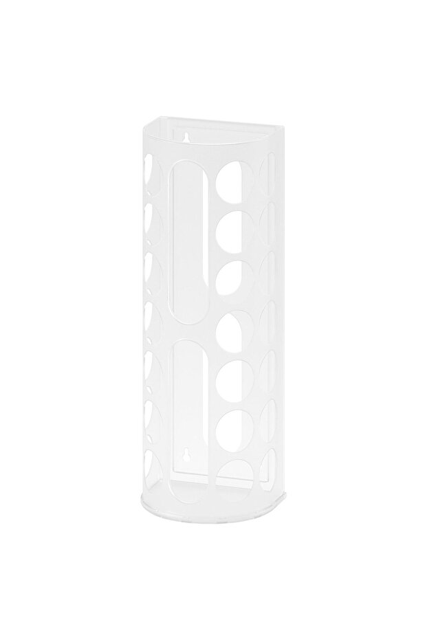 Plastic Bag Container, White - 3