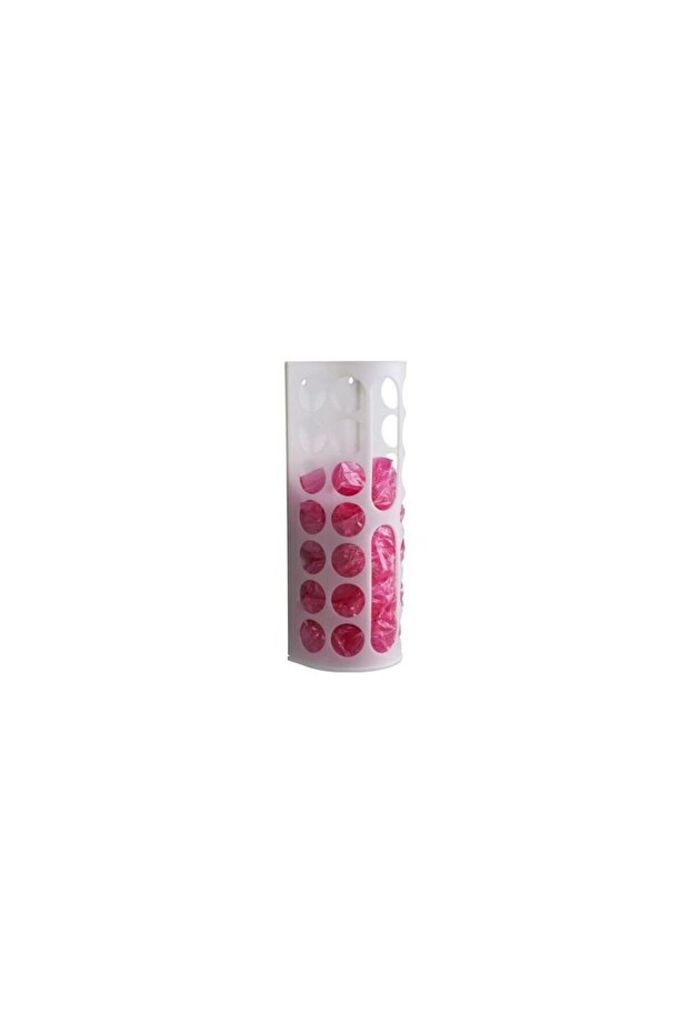 Plastic Bag Container, White - 2