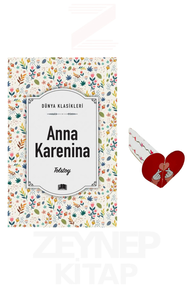 Anna Karenina - Tolstoy (World Classics) Heart Bookmark Gift
