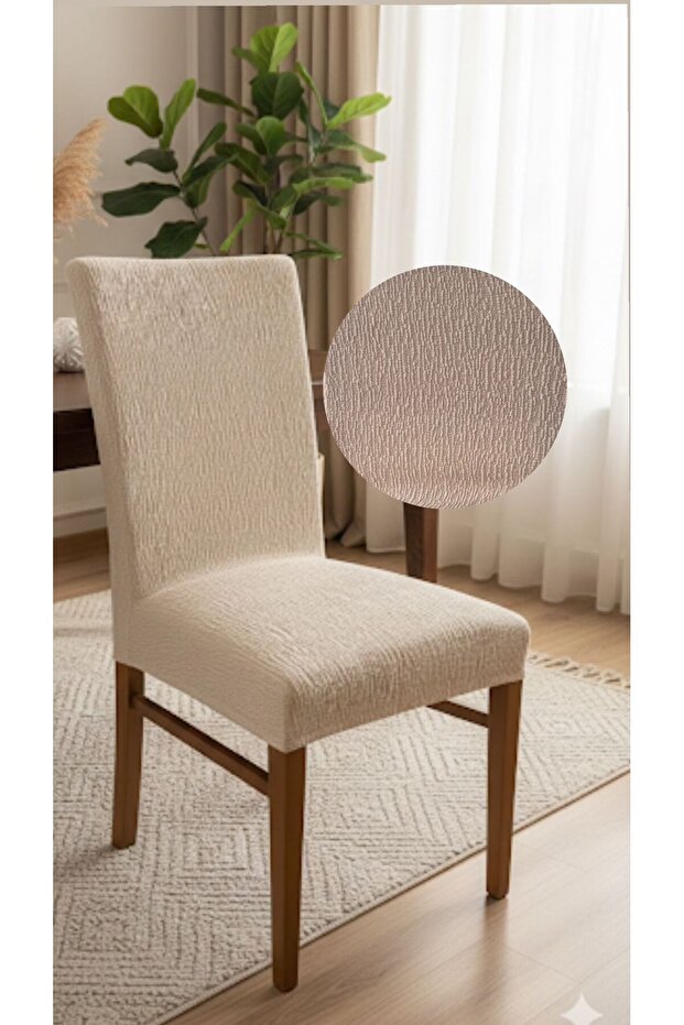 Bohemian Fabric - Elastic Square Chair Cover, Flexible and Protective Chair Cover 1 Piece