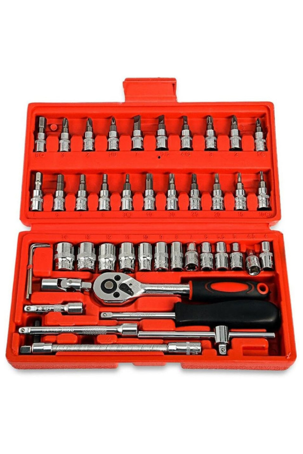 مجموعة مقابس مكونة من 46 قطعة - 3