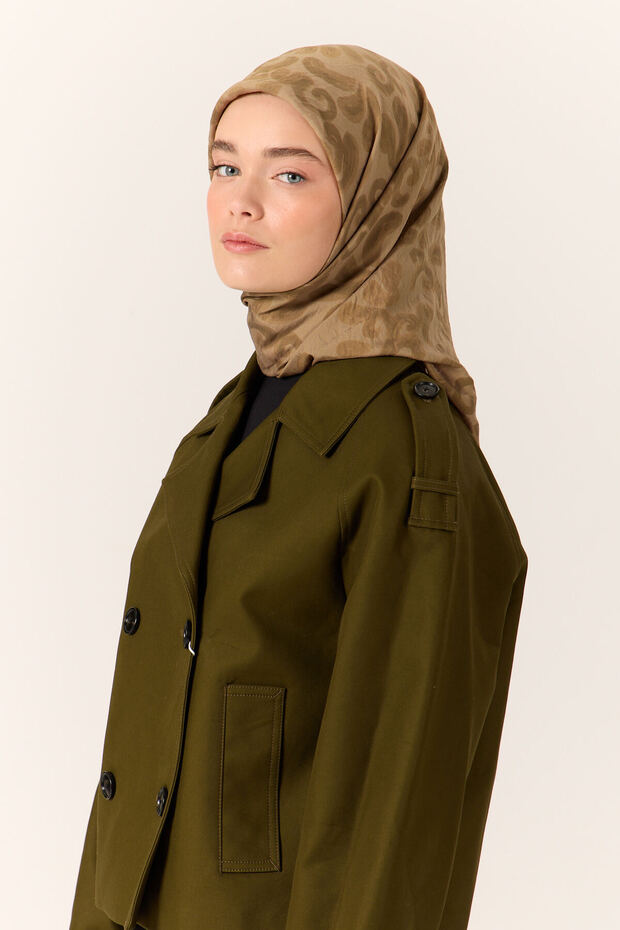 Silkhome Non-Slip, Firmly Structured Scarf - a Fine Touch of Timeless Elegance 90X90Cm - 161002-20