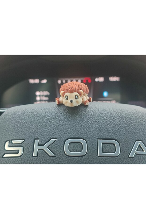 Miniature Cute Hedgehog Dashboard Ornament Rearview Mirror Ornament