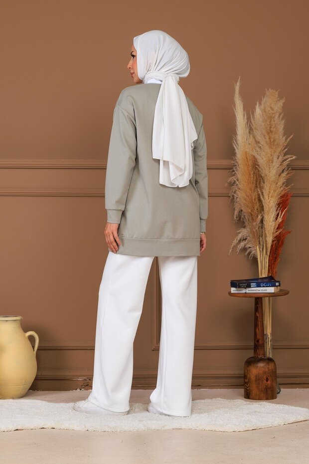 RENKLİ TAŞ İŞLEMELİ TUNİK - 6