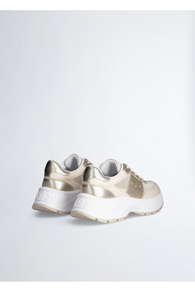Bej Altın Sneaker - 2