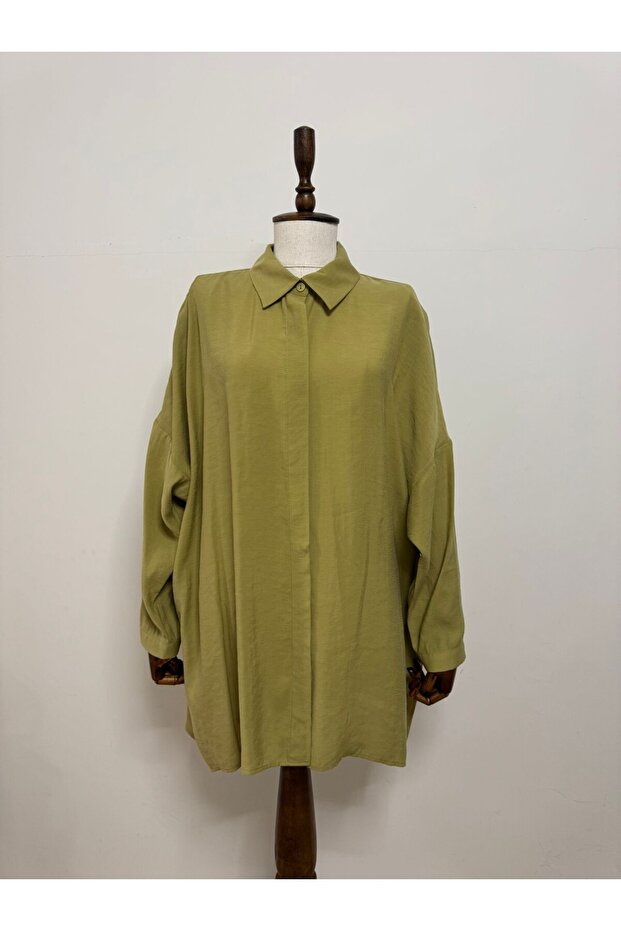 Y3001 Oversize Basic Gömlek - 3