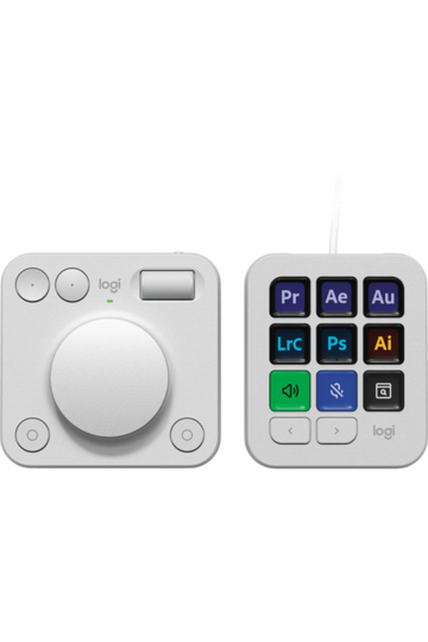 MX Creative Console Pale Grey Keyboard - 2