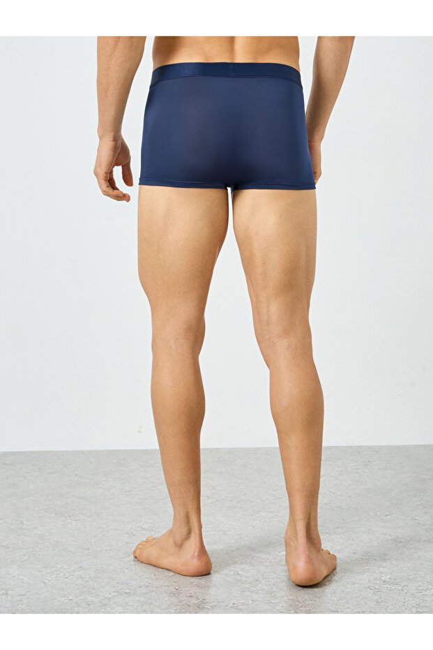 Men Navy Blue Solid Trunks - 4