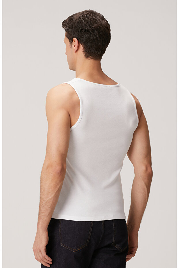 Beyaz Fitilli Atlet - 5