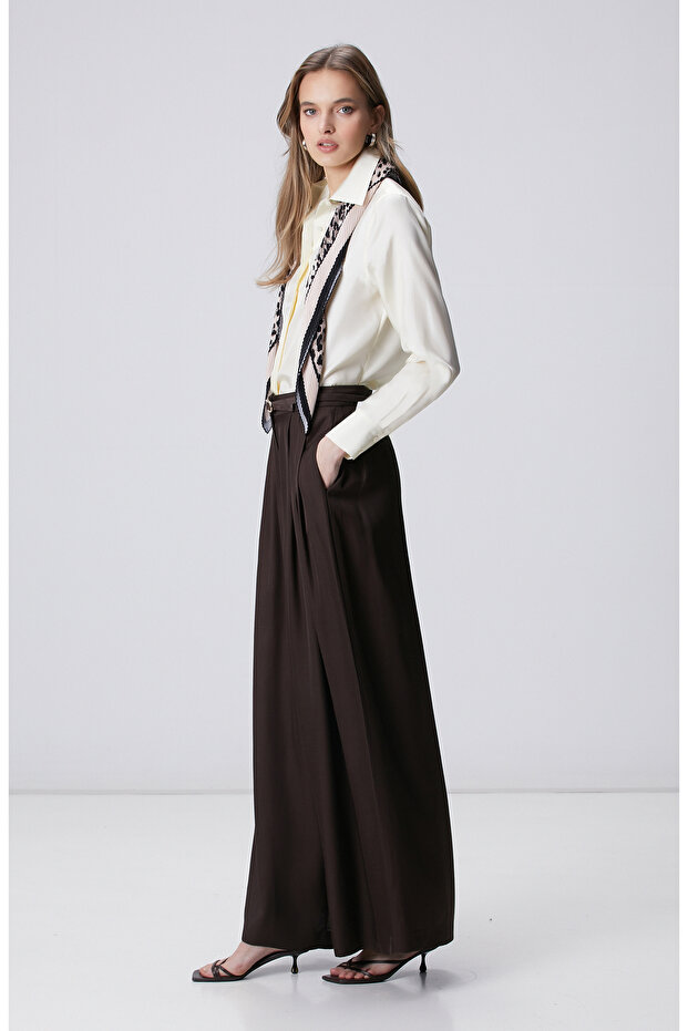 Limited Şampanya İpek Gömlek - 3