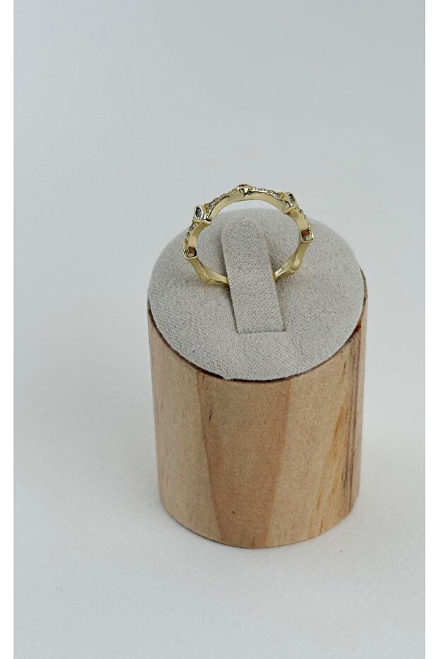 Oval Stone Adjustable Ring - 5