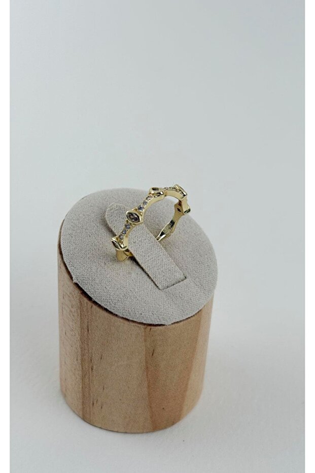 Oval Stone Adjustable Ring - 1