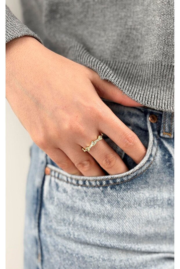 Oval Stone Adjustable Ring - 2