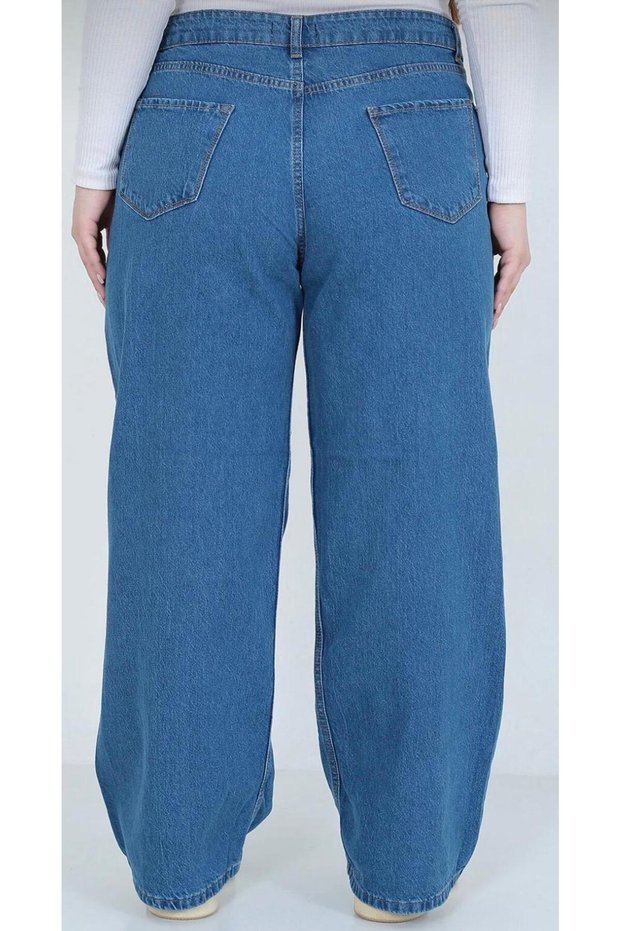 New Season High Waist Flexible Women's Palazzo Jeans