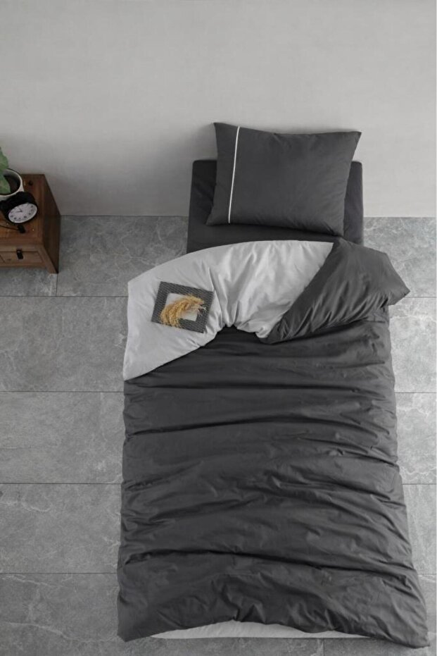 Berlin 100% Cotton Double-Sided Single Duvet Cover Set