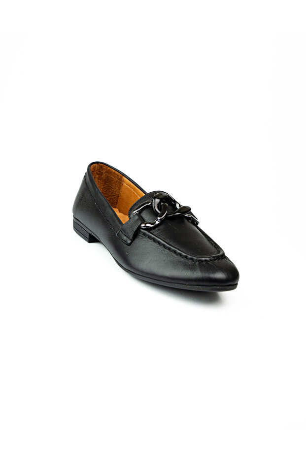 100 Black Leather Women's Ballerinas