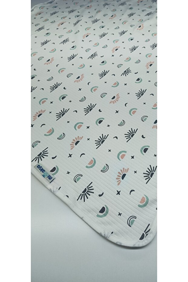 Cotton Single Layer Piping Combed Cotton Newborn Baby Blanket Stroller Cover 80*90