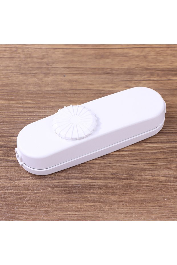 White New EU LED Dimmer Switch 120V/220V Full Range Rotary Dimmer Switch Inline Lamp Switch For Tabl