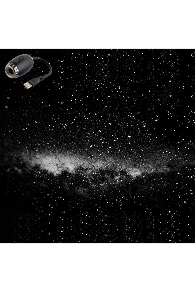 جهاز عرض أجواء السيارة جالاكسي USB، إضاءة داخلية للسيارة، إضاءة LED على شكل نجوم، ديكور حفلات