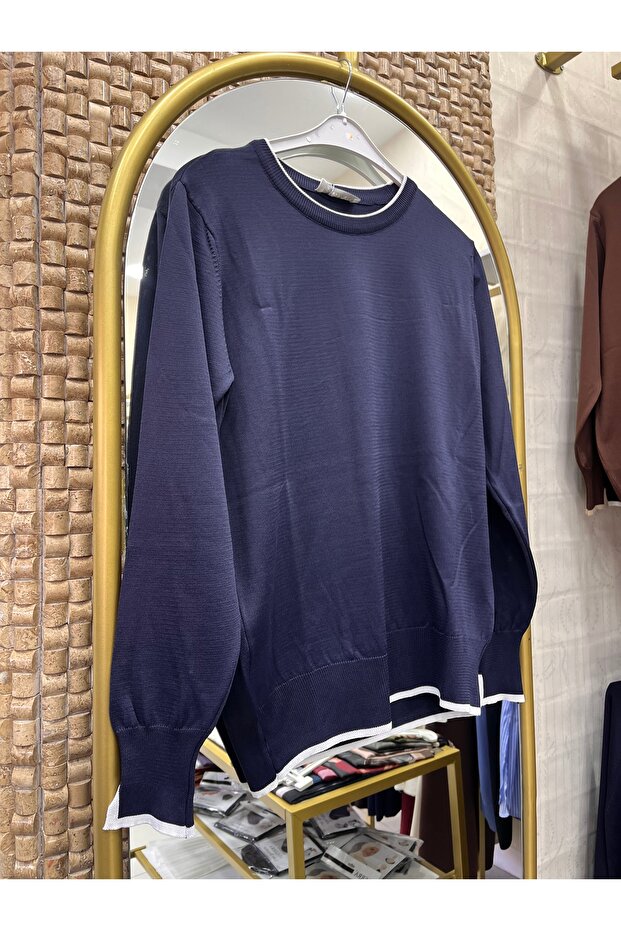 Merserize Triko Bluz Etek Üstü - 3