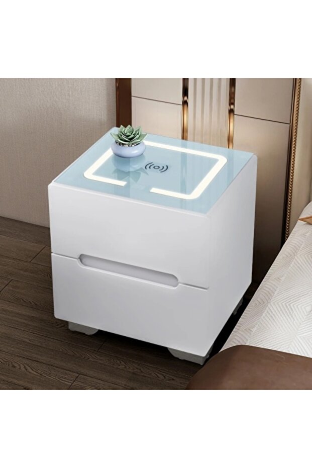 Noptieră inteligentă multifuncțională - - 1