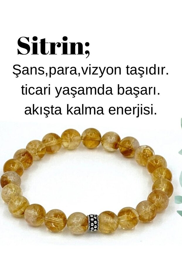 سوار من الحجر الطبيعي مقاس 8 ملم من سررين