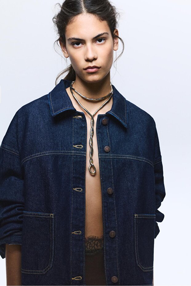 Şekillendirilebilir metalik kolye - 1