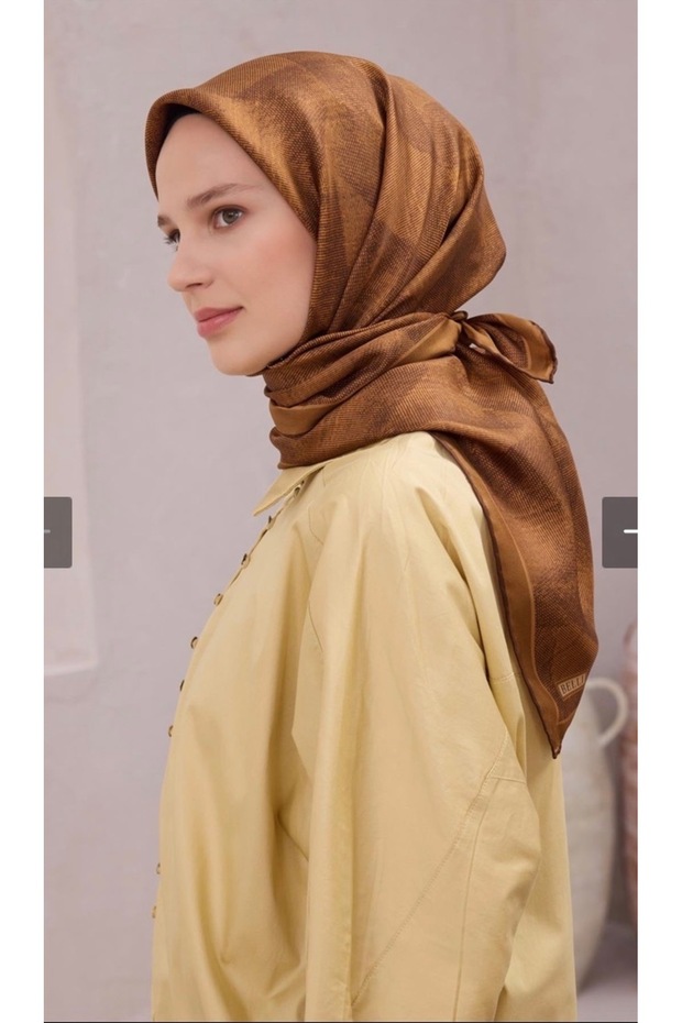 نمط هندسي حك وشاح الحرير