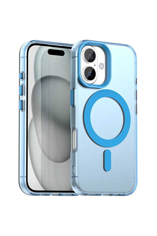 Case for iPhone 16 Plus - CandyCase MagSafe - Blue - 1