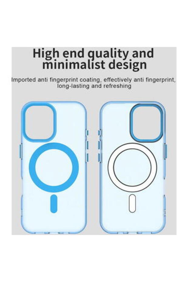 Case for iPhone 16 Plus - CandyCase MagSafe - Blue - 6