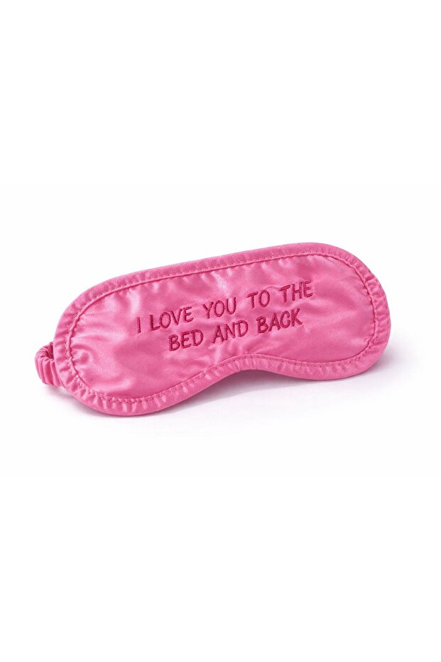 Yoga Eye Patch, Sleep Mask'I Love You to the Bad and Back'