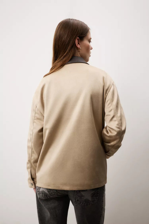 Suni Süet Ceket - 4