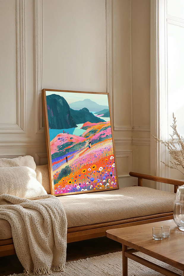 One Piece Wooden Framed Painting Tk2684