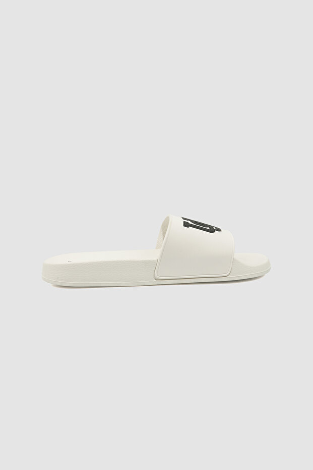 Men's White Signature Slides – Effortless Style Meets Ultimate Relaxation!