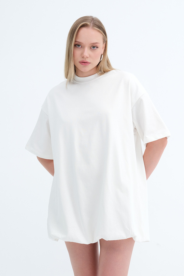 Basic Kalın Mini Elbise E10645 - 2