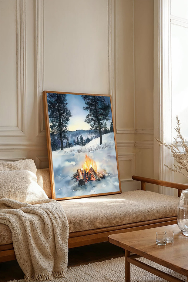 One Piece Wooden Framed Painting Tk2665