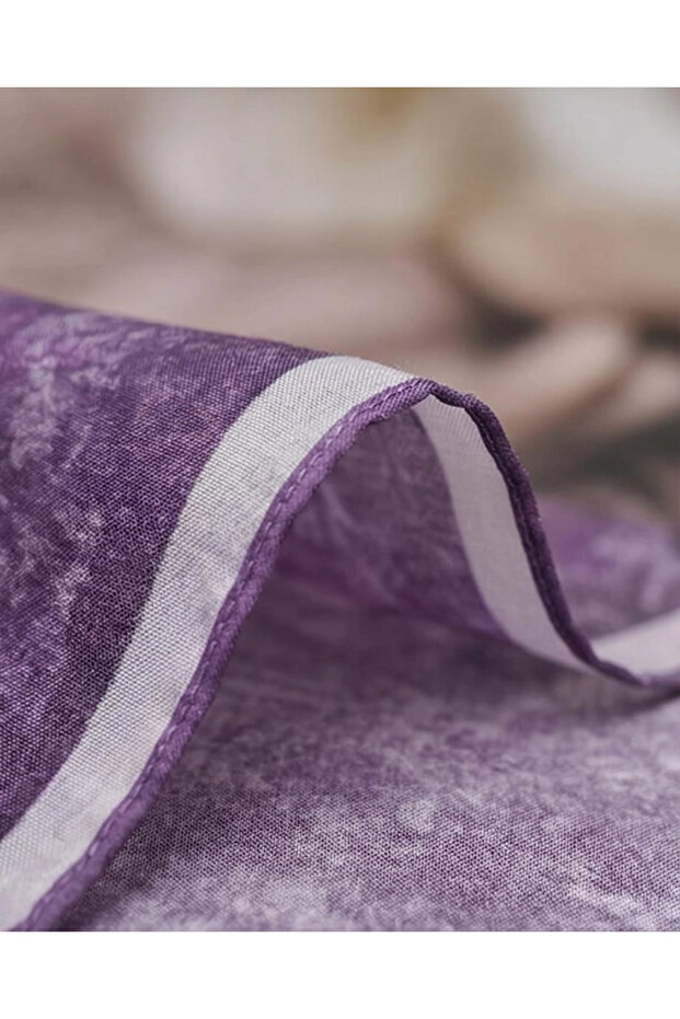 KRİSTAL EŞARP-Mor - 6