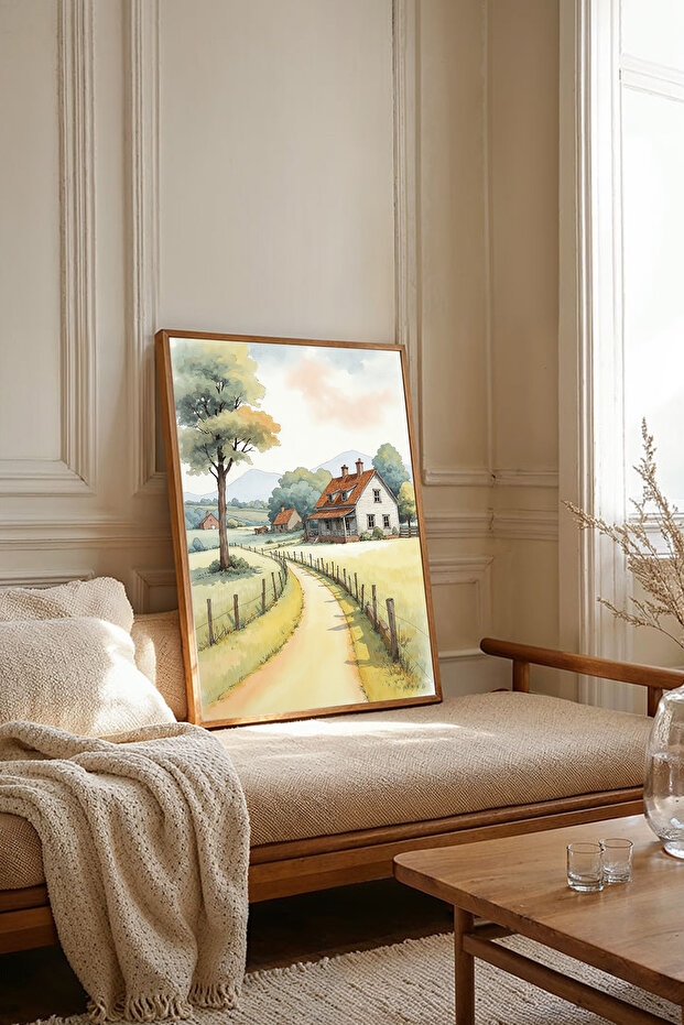 One Piece Wooden Framed Painting Tk2748