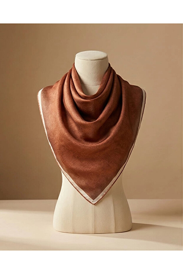 KRİSTAL EŞARP-Kiremit - 4