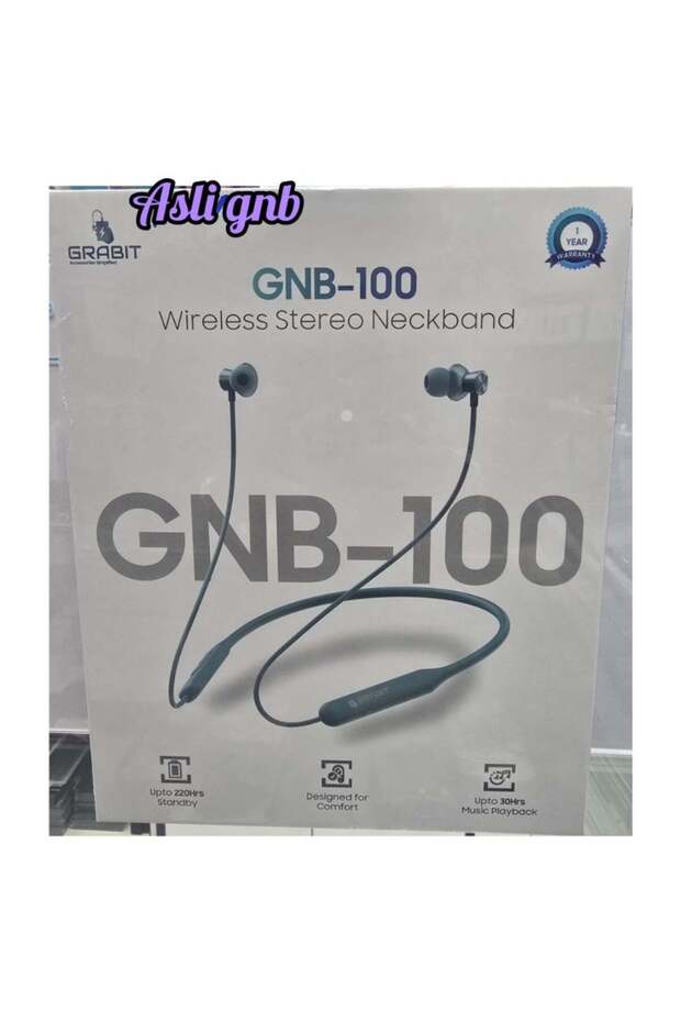 GNB-100 Wireless Neckband Earphones