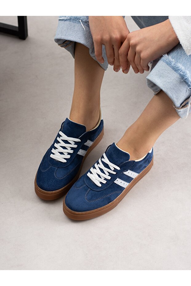Lucca Navy Blue Women's Sneakers