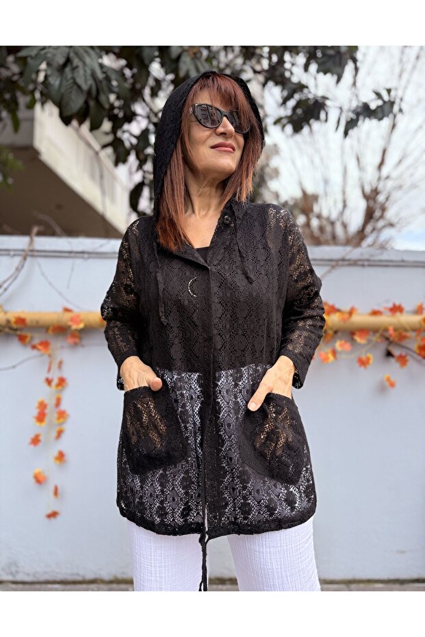 Nelly Kapüşonlu Ceket - 2