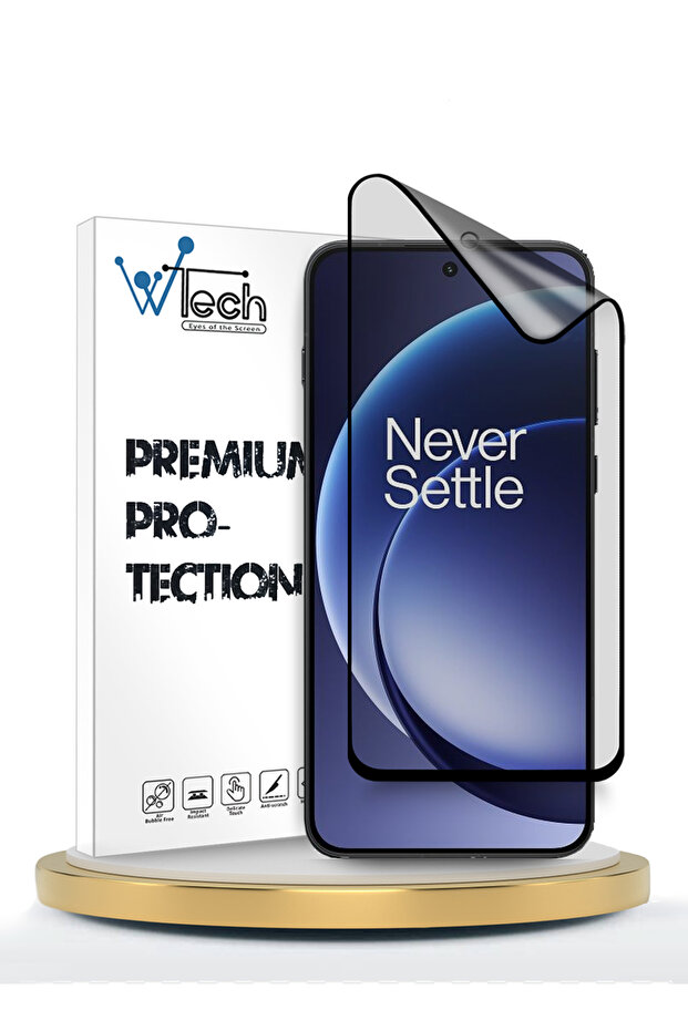 OnePlus 15R 5G 2025 Premium Nano Ceramic Full Glue Full Cover Matte Flexible Clear/Black