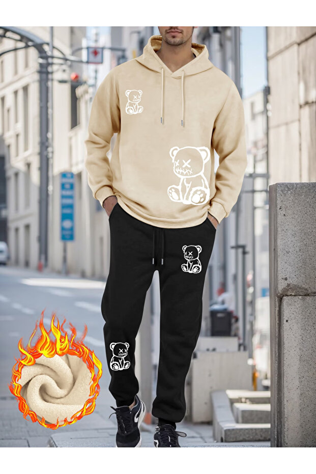 طقم بدلة رياضية من ثلاث قطع من Calle 00 Urban Street Style